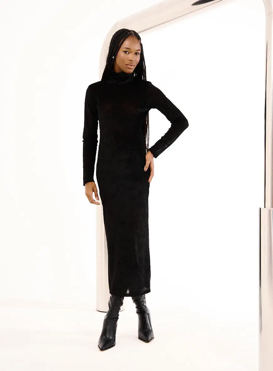 Vestido Tule Preto 1