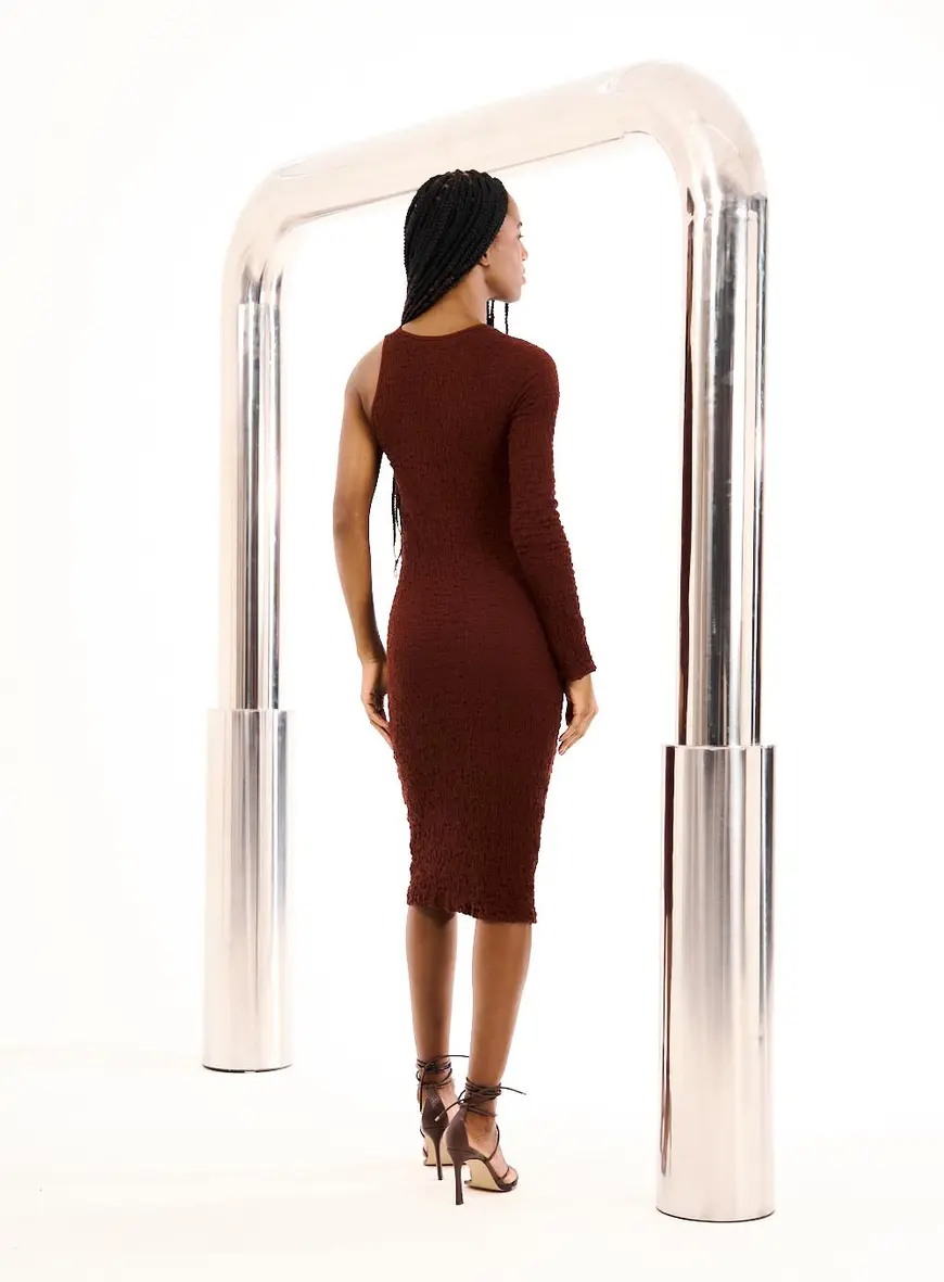 Vestido Open Marrom Terracota 3