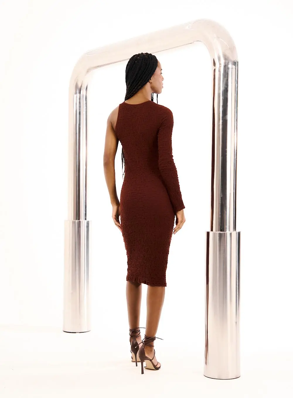 Vestido Open Marrom Terracota 3
