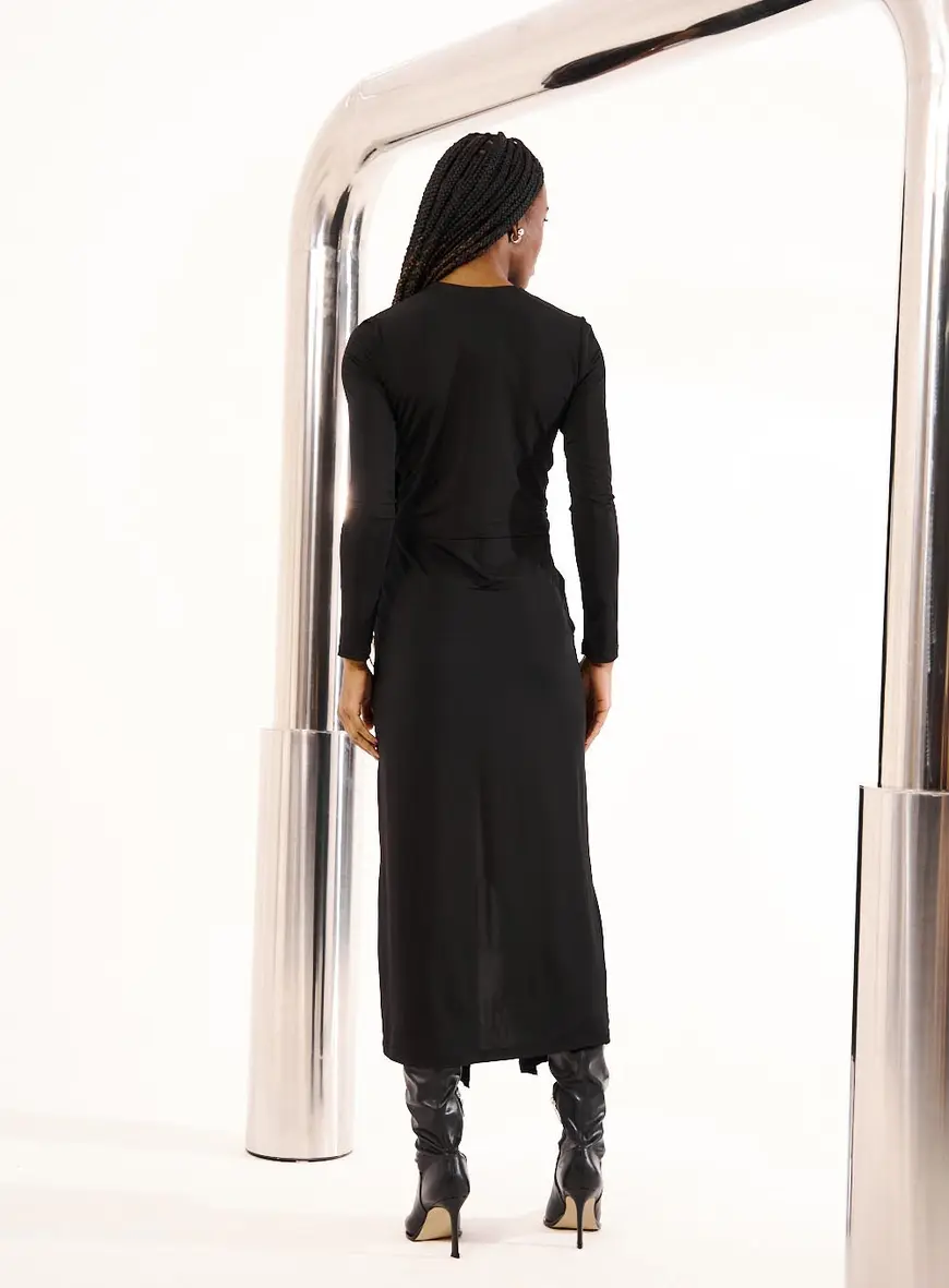 Vestido Twist Midi Preto 3