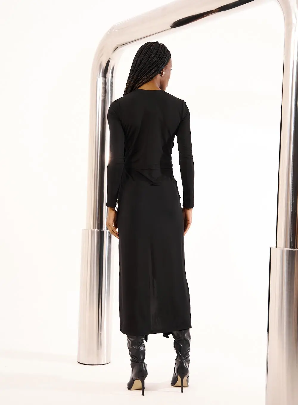 Vestido Twist Midi Preto 3