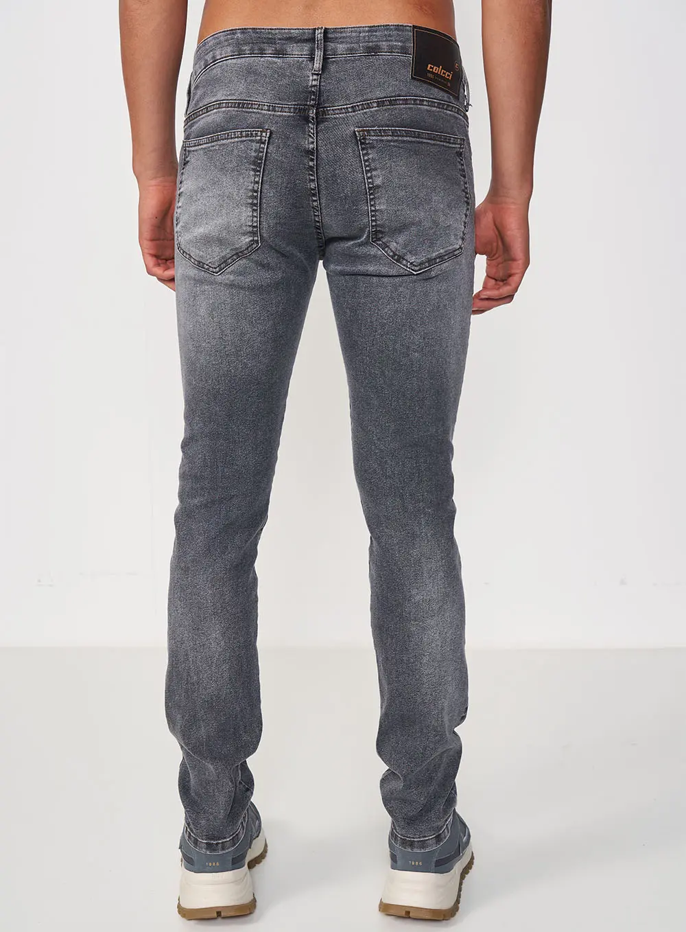 Calça Masculina Jeans Skinny - Felipe Indigo Preto