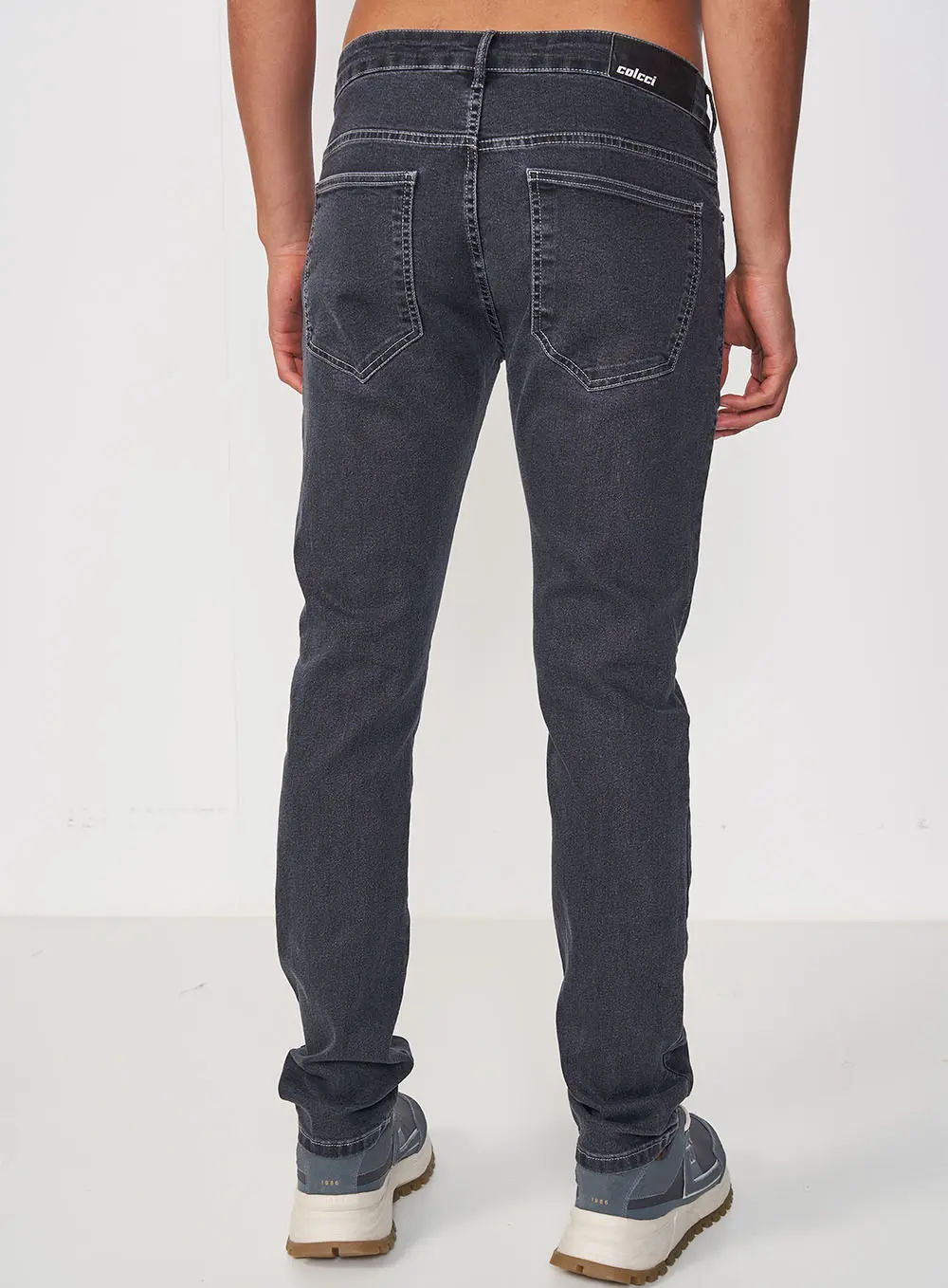 Calça Masculina Jeans Skinny - Felipe Indigo Preto