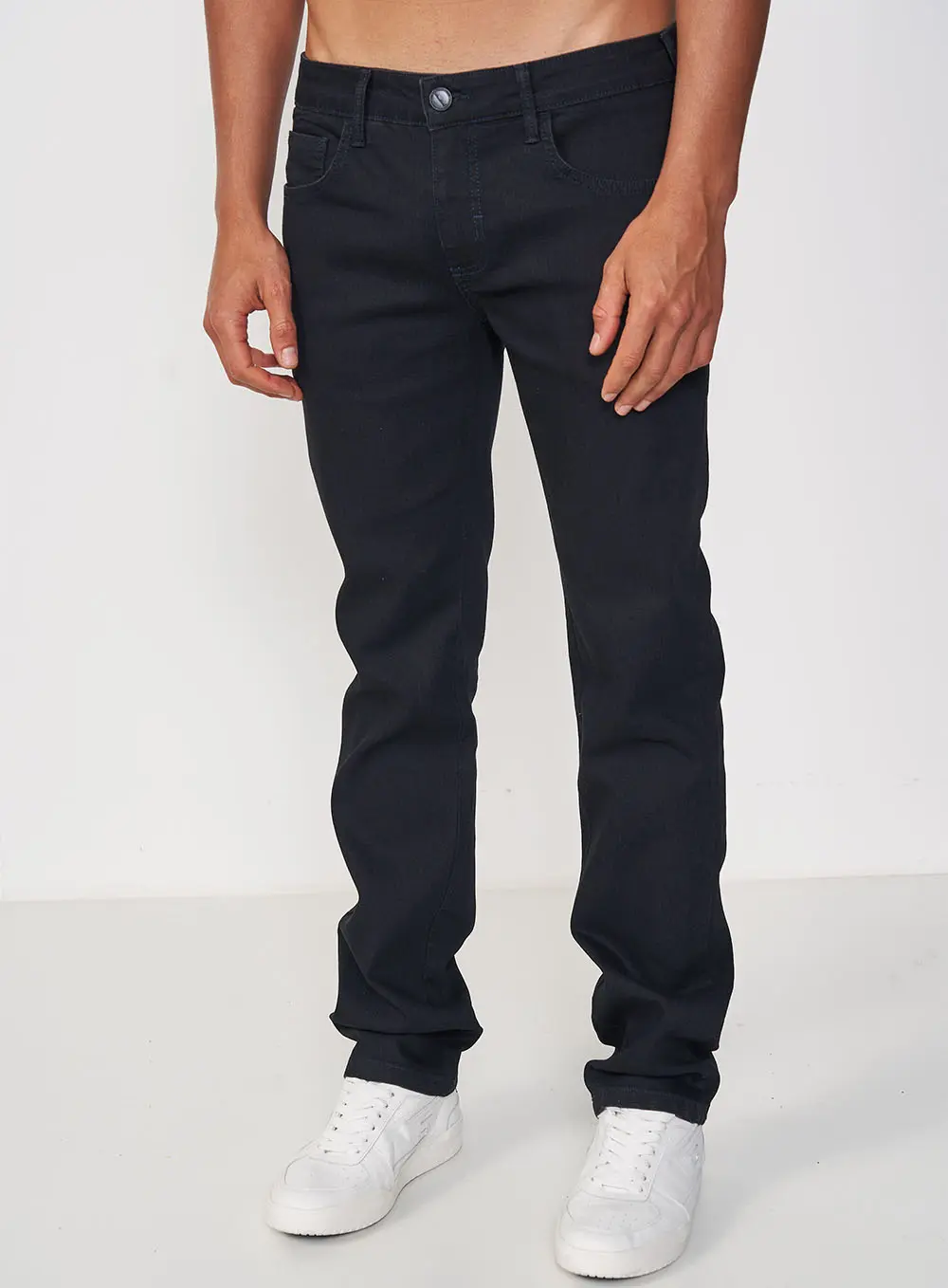 Calça Masculina Jeans Slim - Alex Indigo Preto
