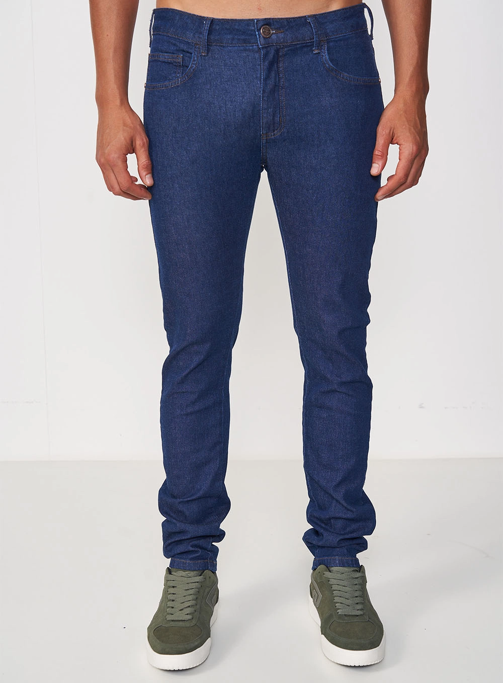 Calça Masculina Skinny Jeans - Felipe Índigo