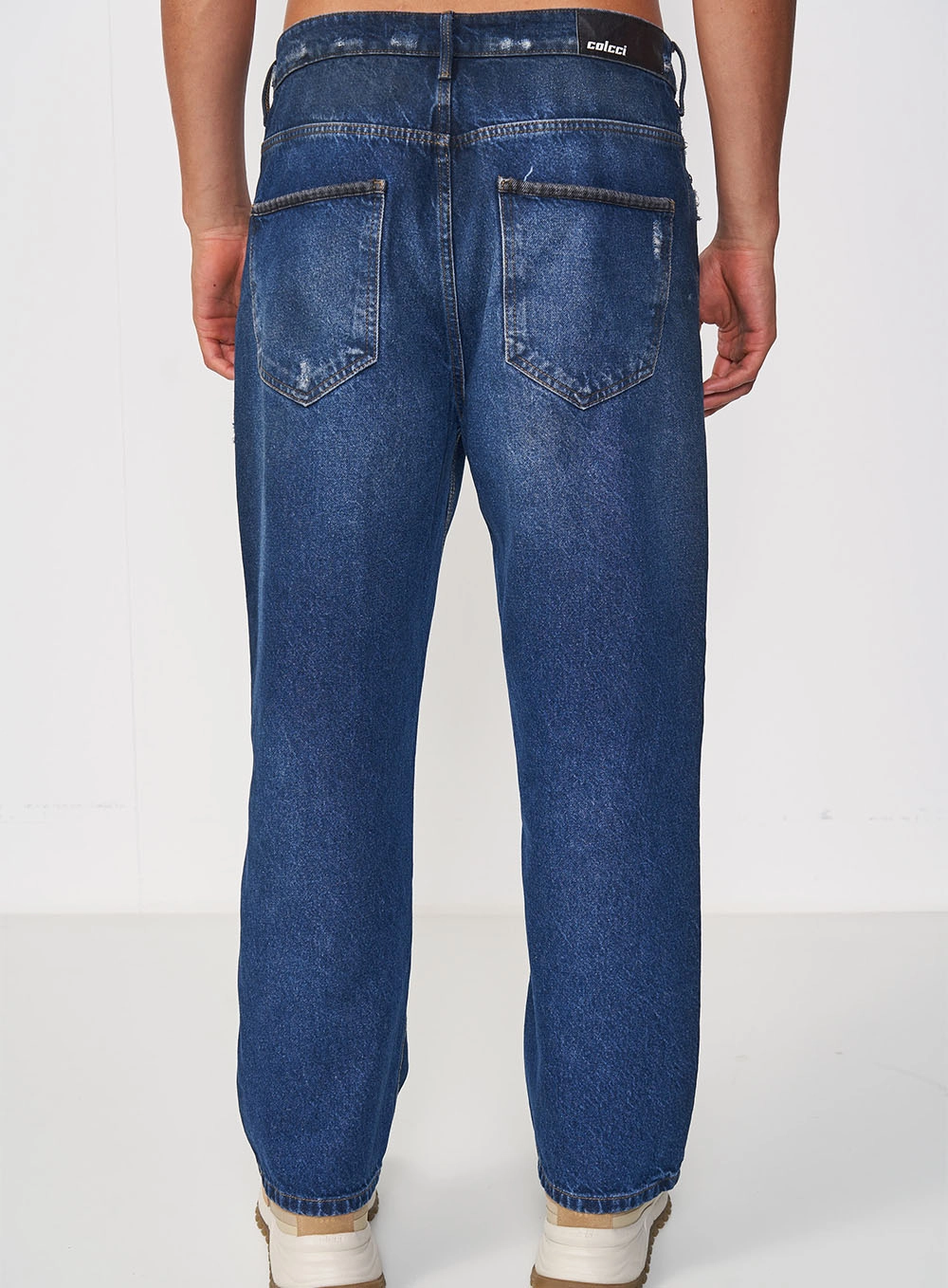 Calça Masculina Jeans Ampla Índigo