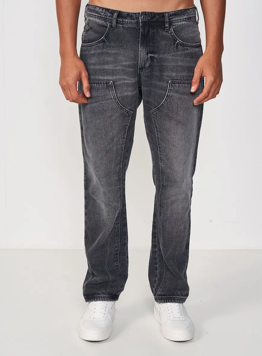 Calça Masculina Jeans Reta