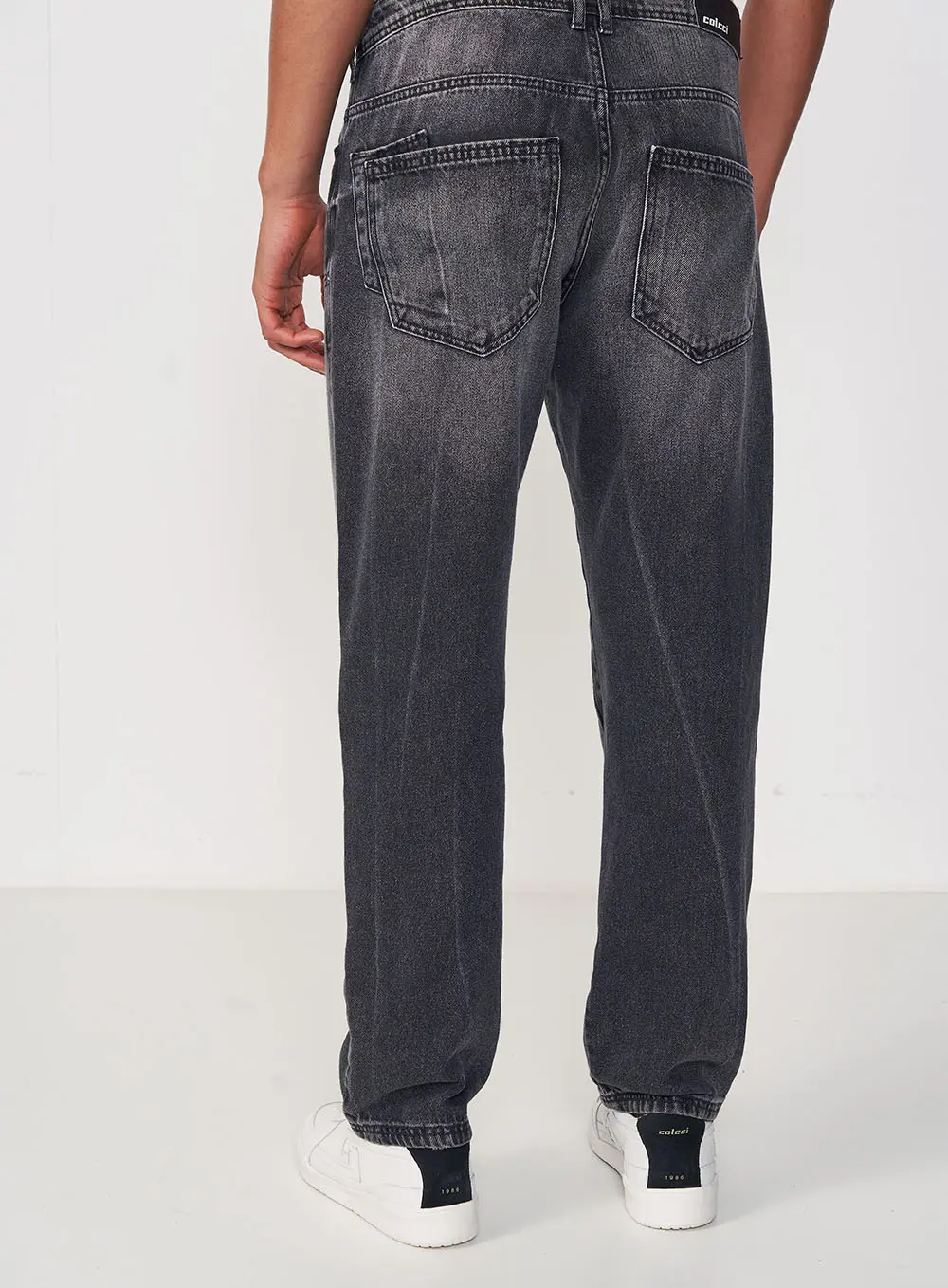 Calça Masculina Jeans Reta Indigo Preto