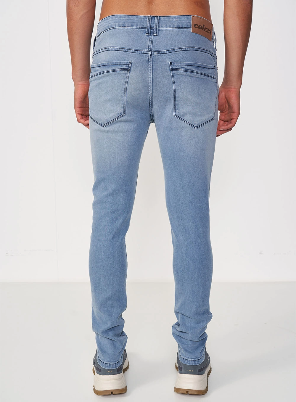 Calça Masculina Jeans Super Skinny Índigo