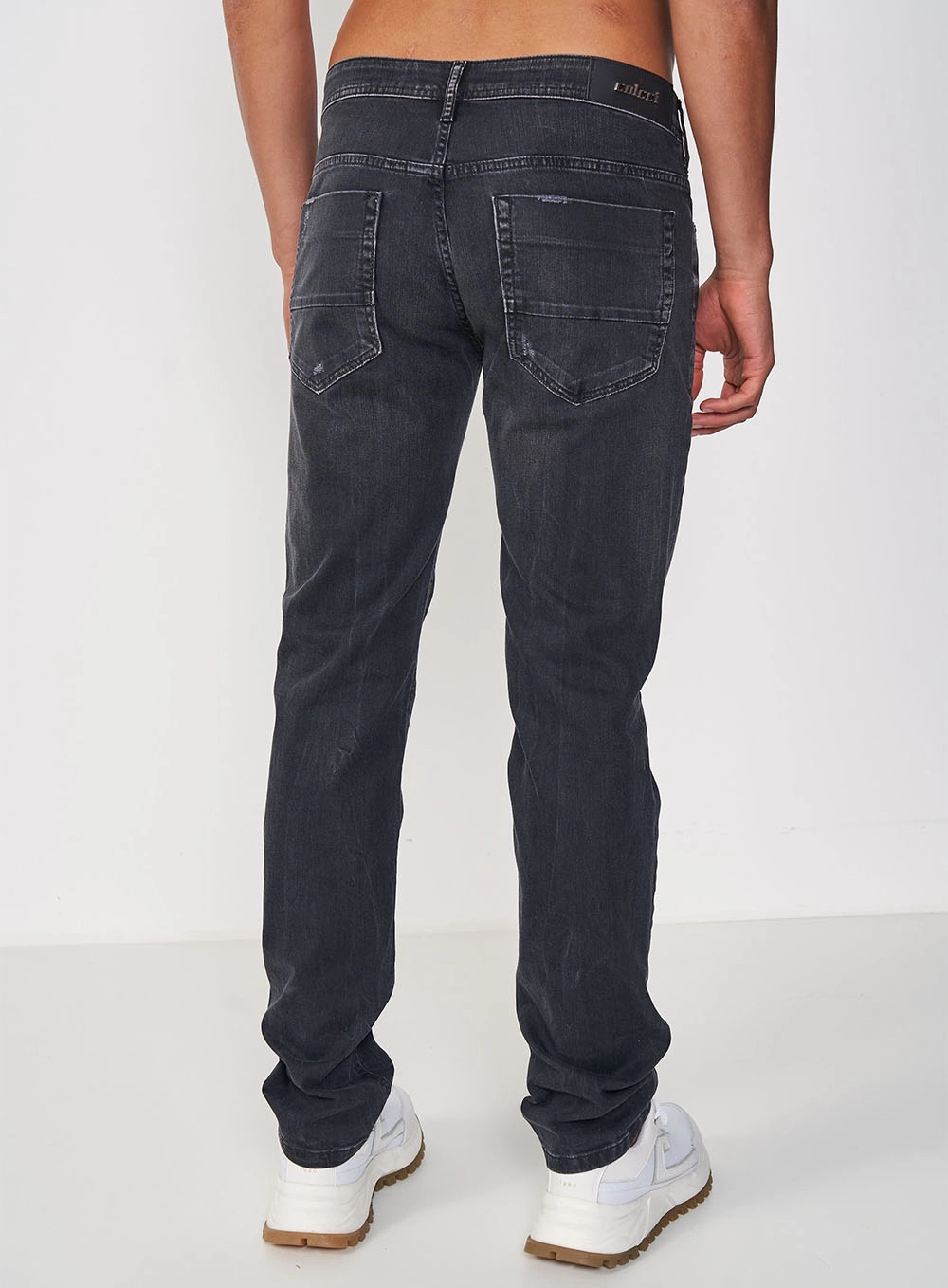 Calça Masculina Jeans Reta - Alex Indigo Preto