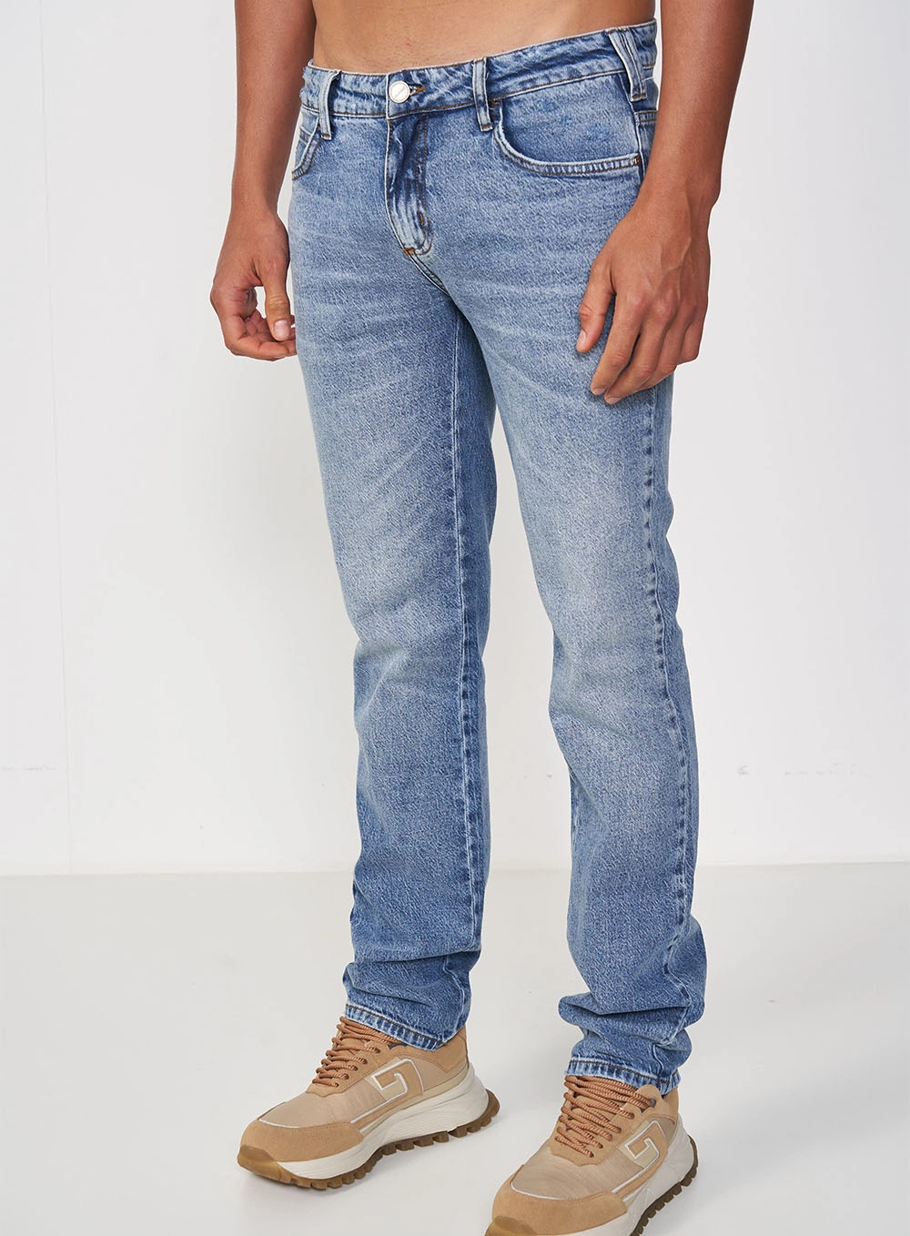 Calça Masculina Jeans Slim -  Alex Índigo