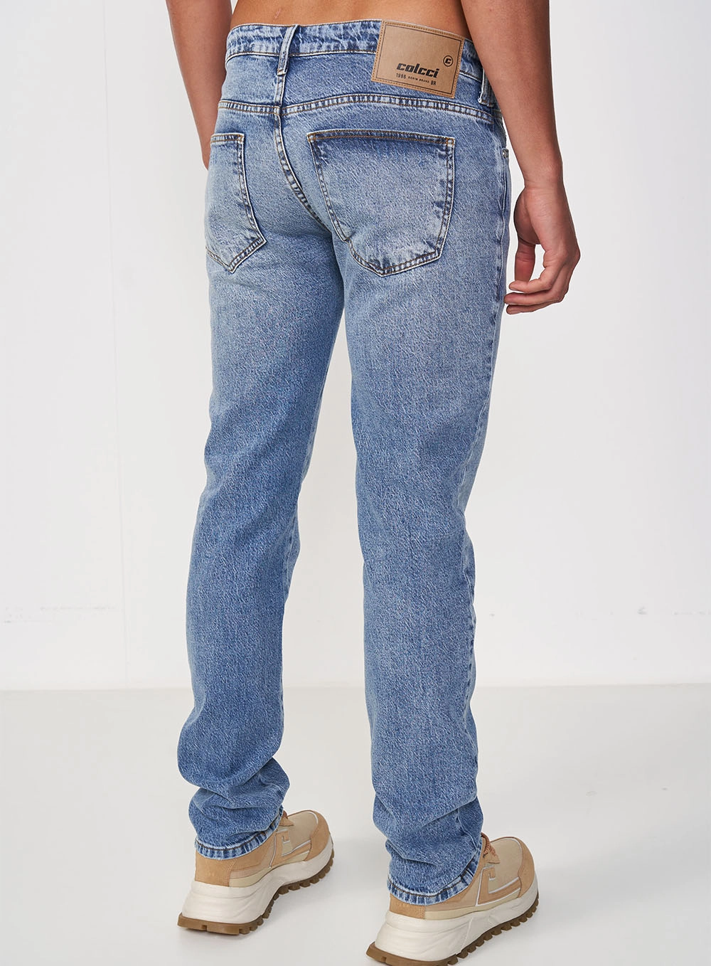 Calça Masculina Jeans Slim -  Alex Índigo