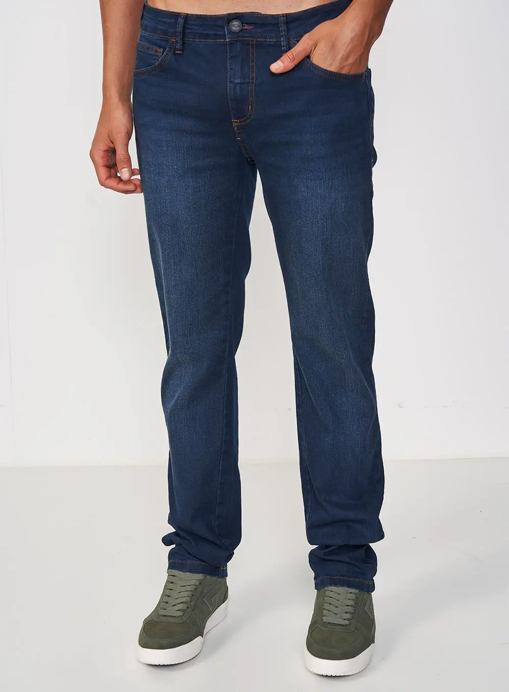 Calça Jeans Straight Índigo