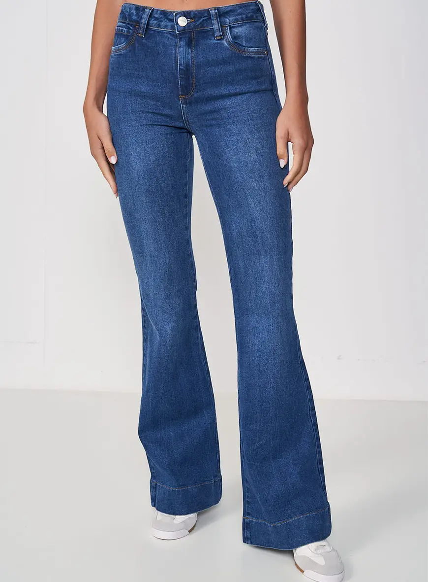 Calça Feminina Jeans Flare - Bia