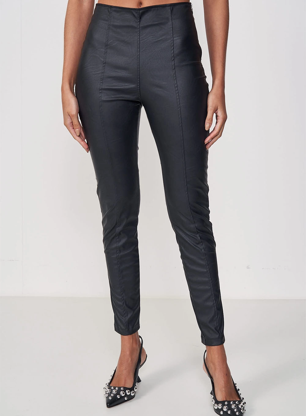 Calça Feminina Skinny Cintura Alta Preto