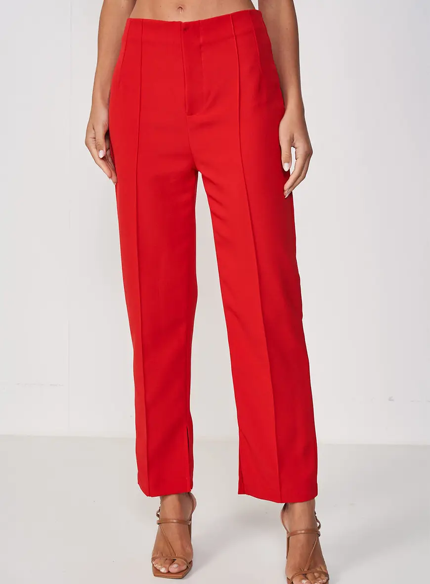 Calça Feminina Alfaiataria Encurtada  - Joana