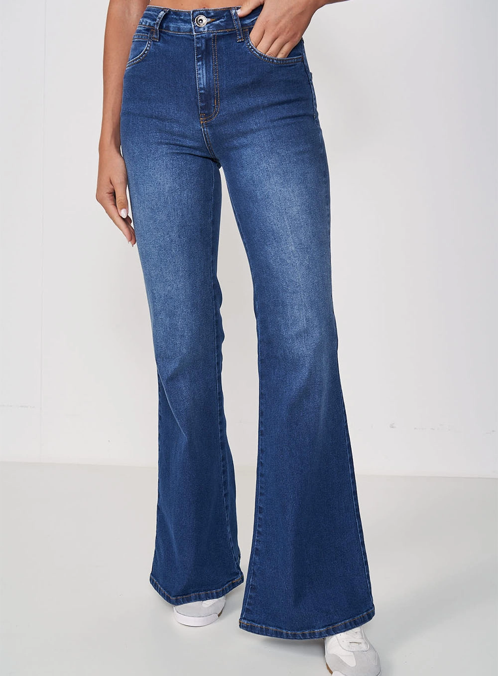 Calça Jeans Bruna Boot Cut Índigo