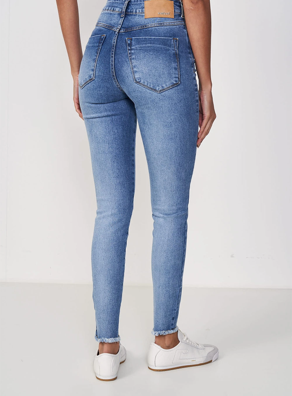 Calça Feminina Jeans Skinny Justa Karen Índigo