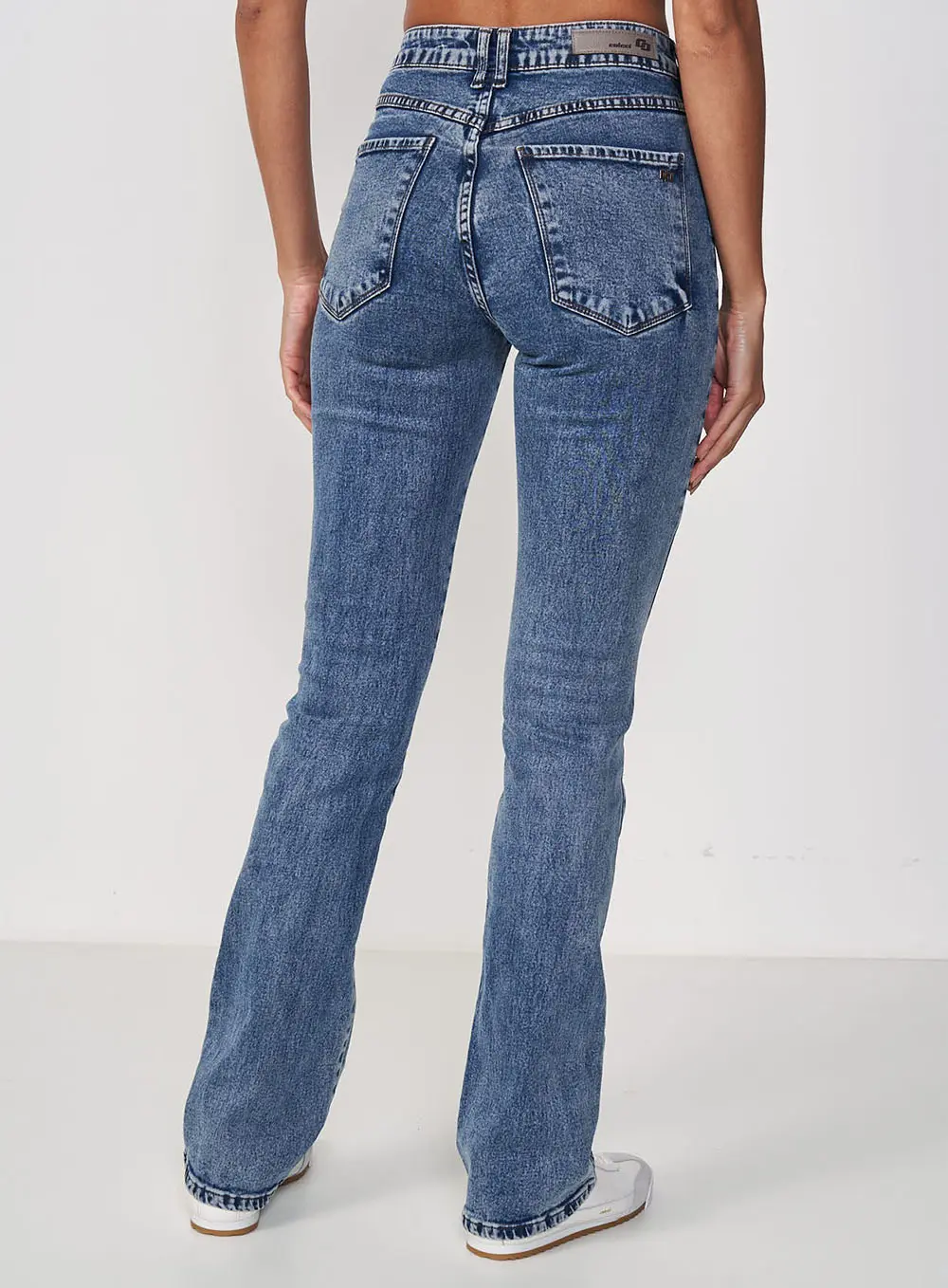 Calça Feminina Jeans Reta - Bia Índigo