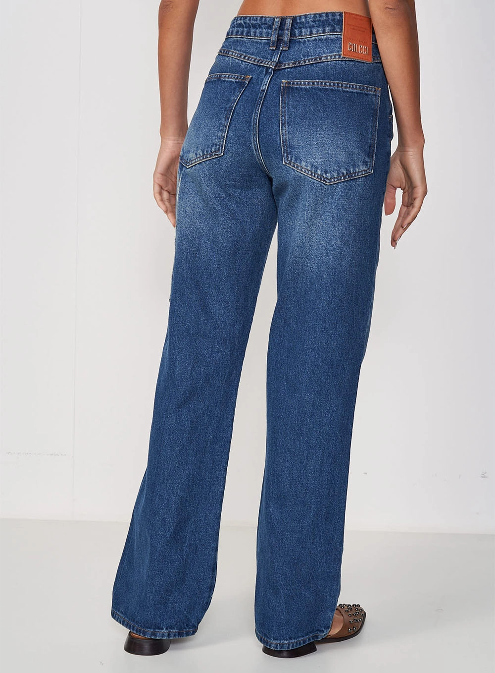 Calça Feminina Jeans Reta - Juliette Índigo