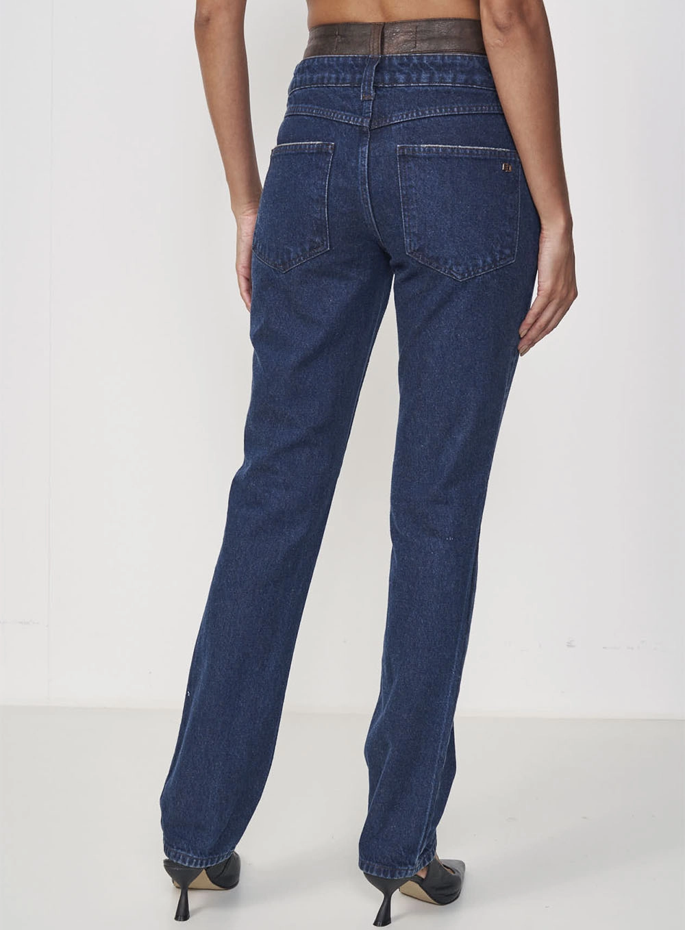 Calça Feminina Jeans Justa - Kendall Índigo