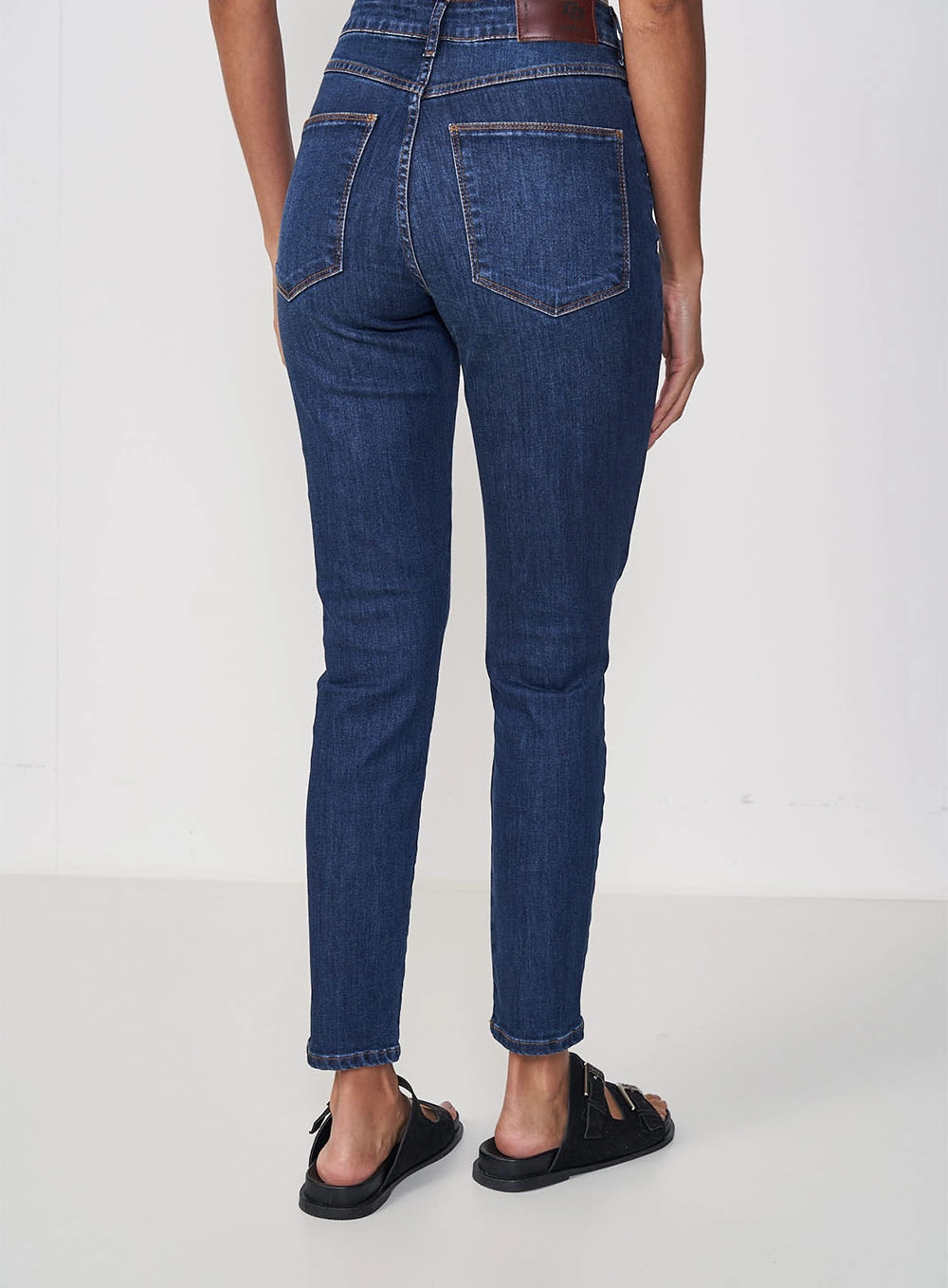 Calça Feminina Jeans Mom Slim - Bruna Índigo