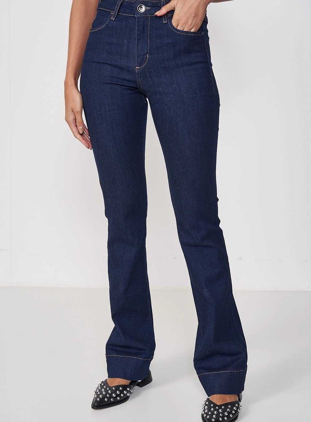 Calça Jeans Bia Reta Índigo