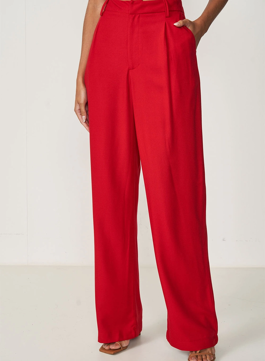 Calça Feminina Alfaiataria Pantalona