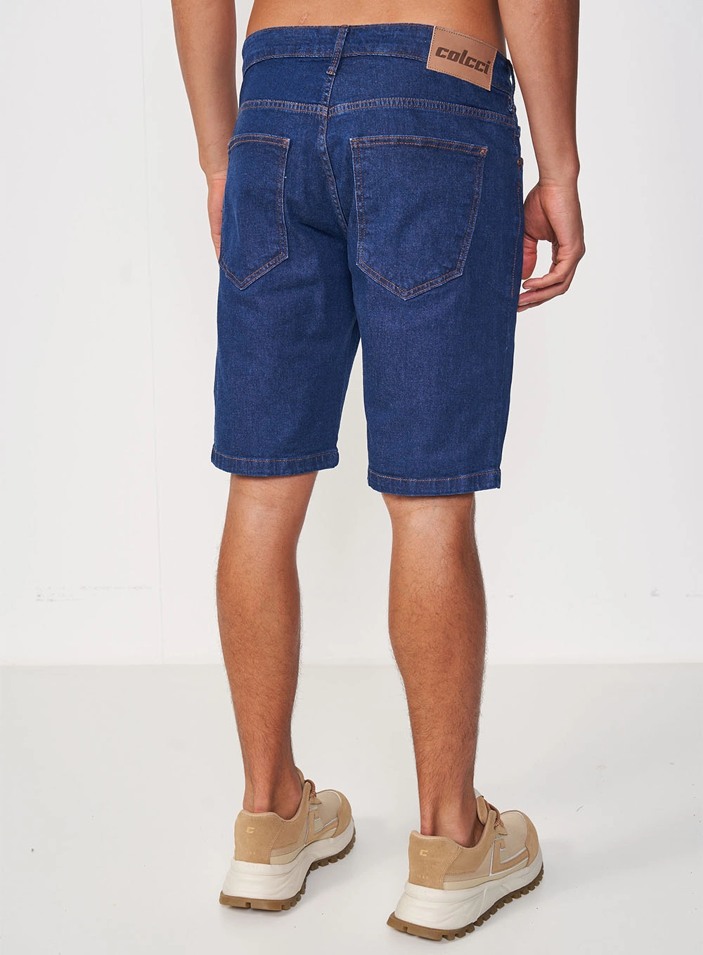 Bermuda Jeans Reta Masculina - Davi Índigo