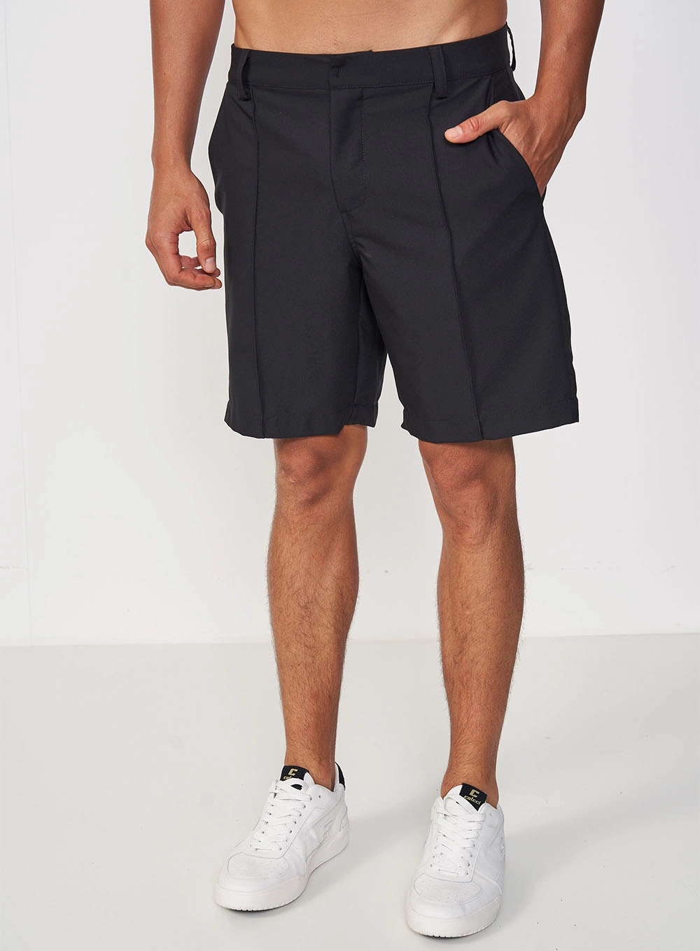 Bermuda Masculina Reta - New Chino Preto