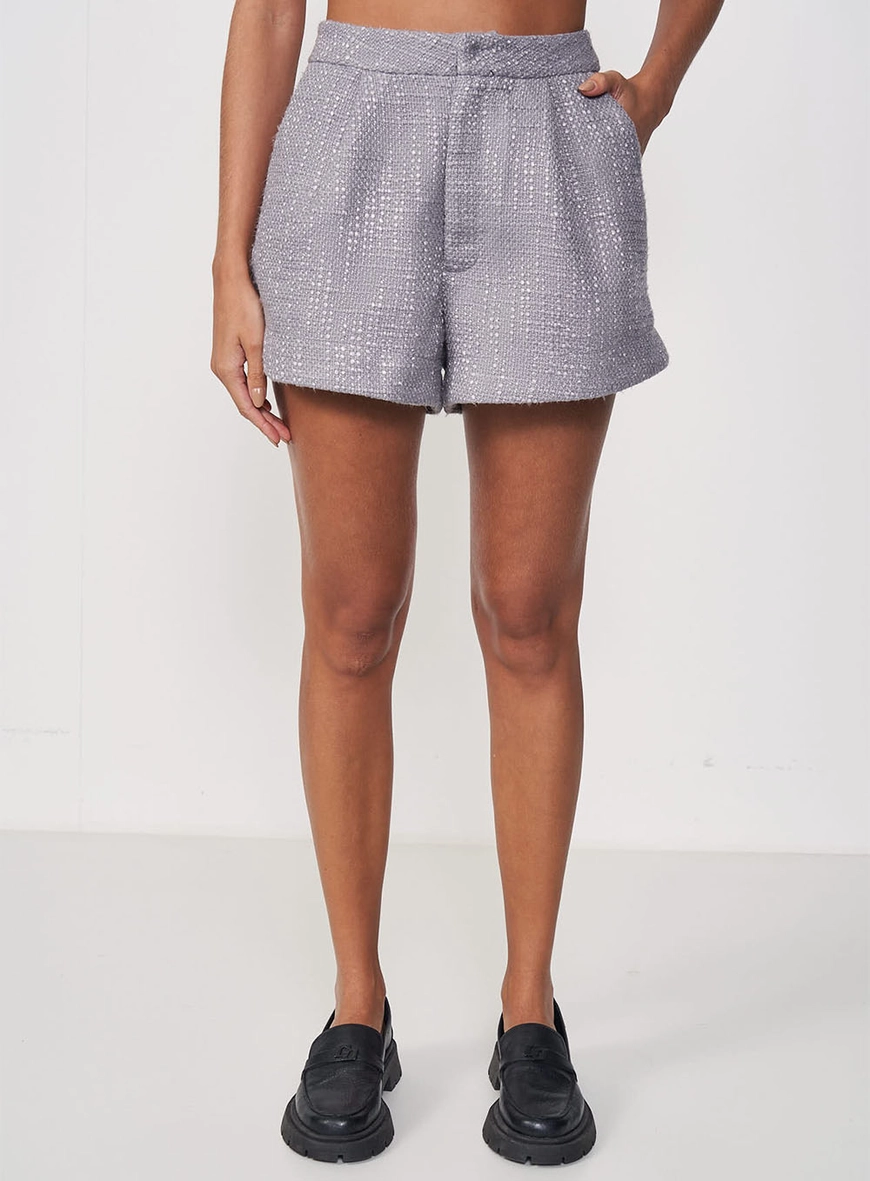 Short Tweed Encurtado