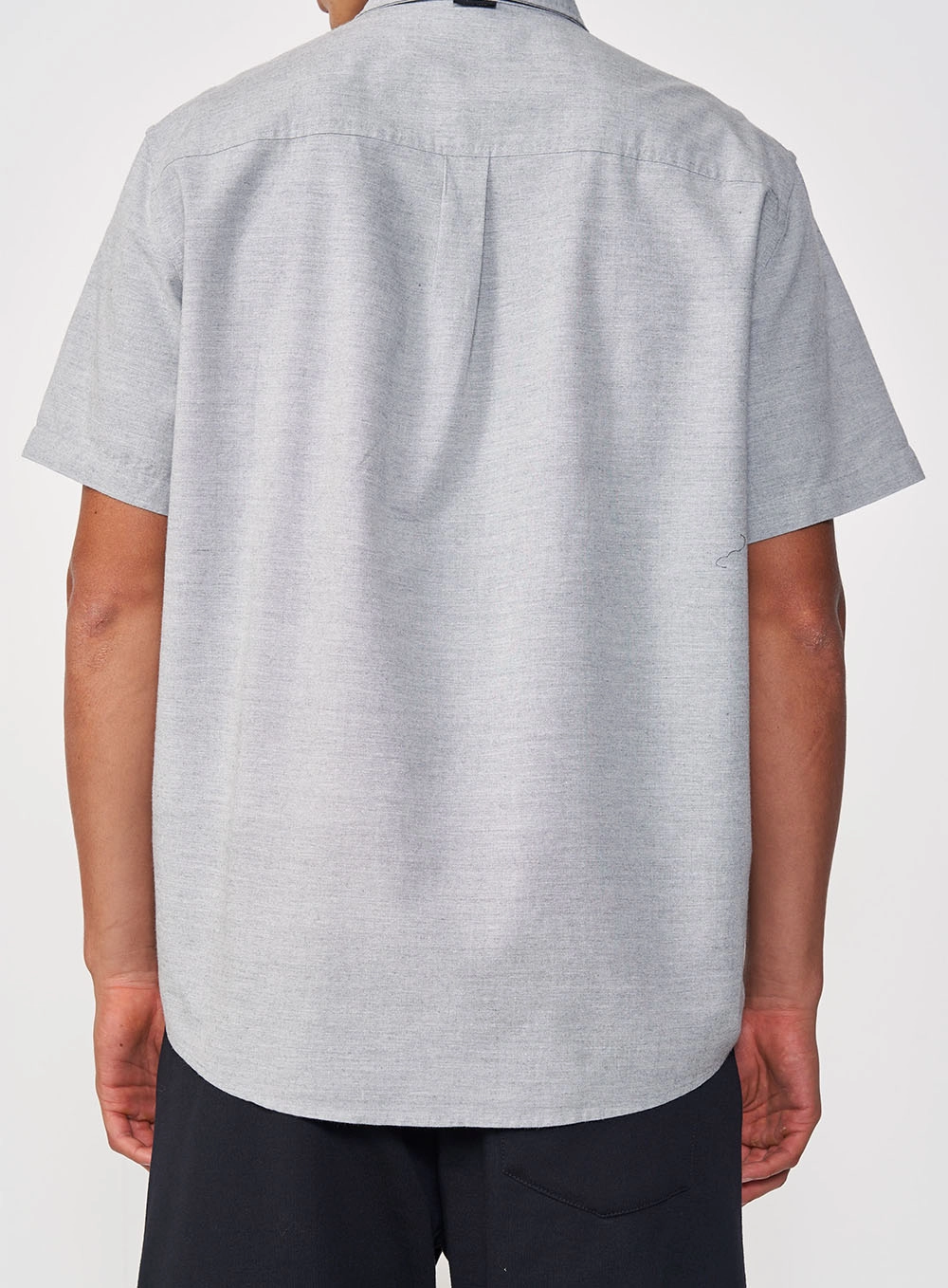 Camisa Masculina Manga Curta - Box Cinza
