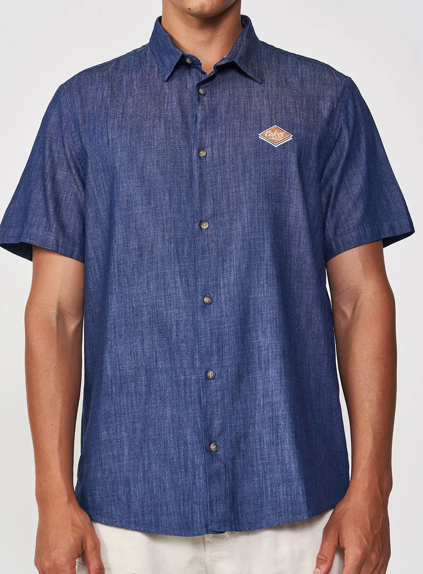 Camisa Casual Denim Look