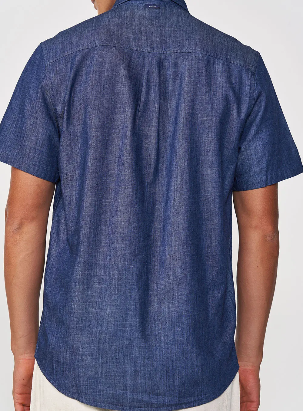 Camisa Casual Denim Look Índigo