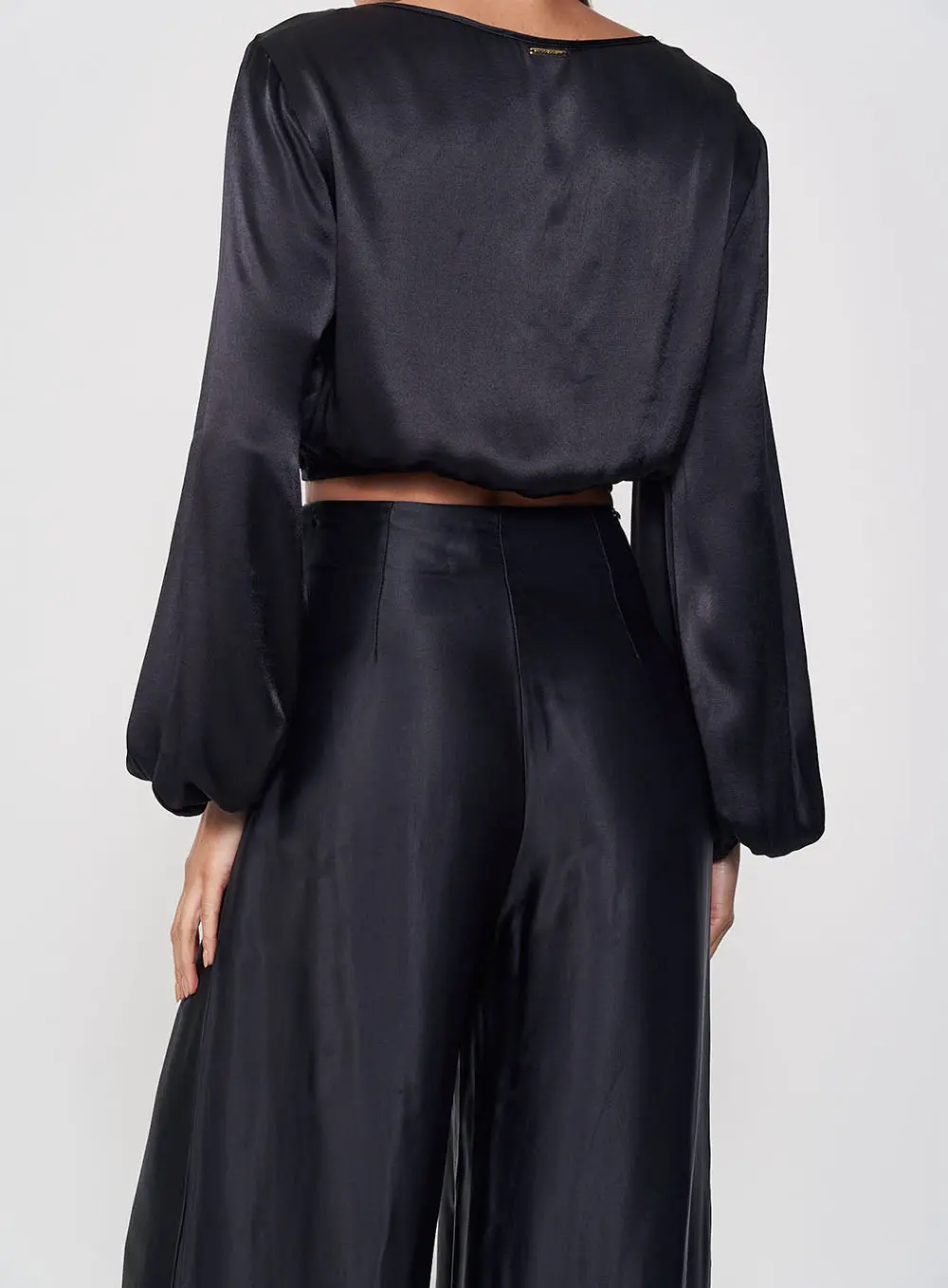 Blusa Seda Noturna Preto