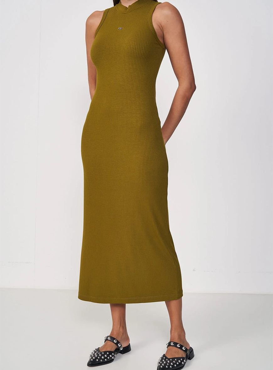 Vestido Canelado