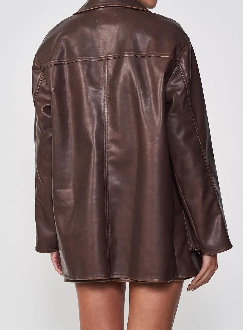 Casaco Oversized Cargo Marrom