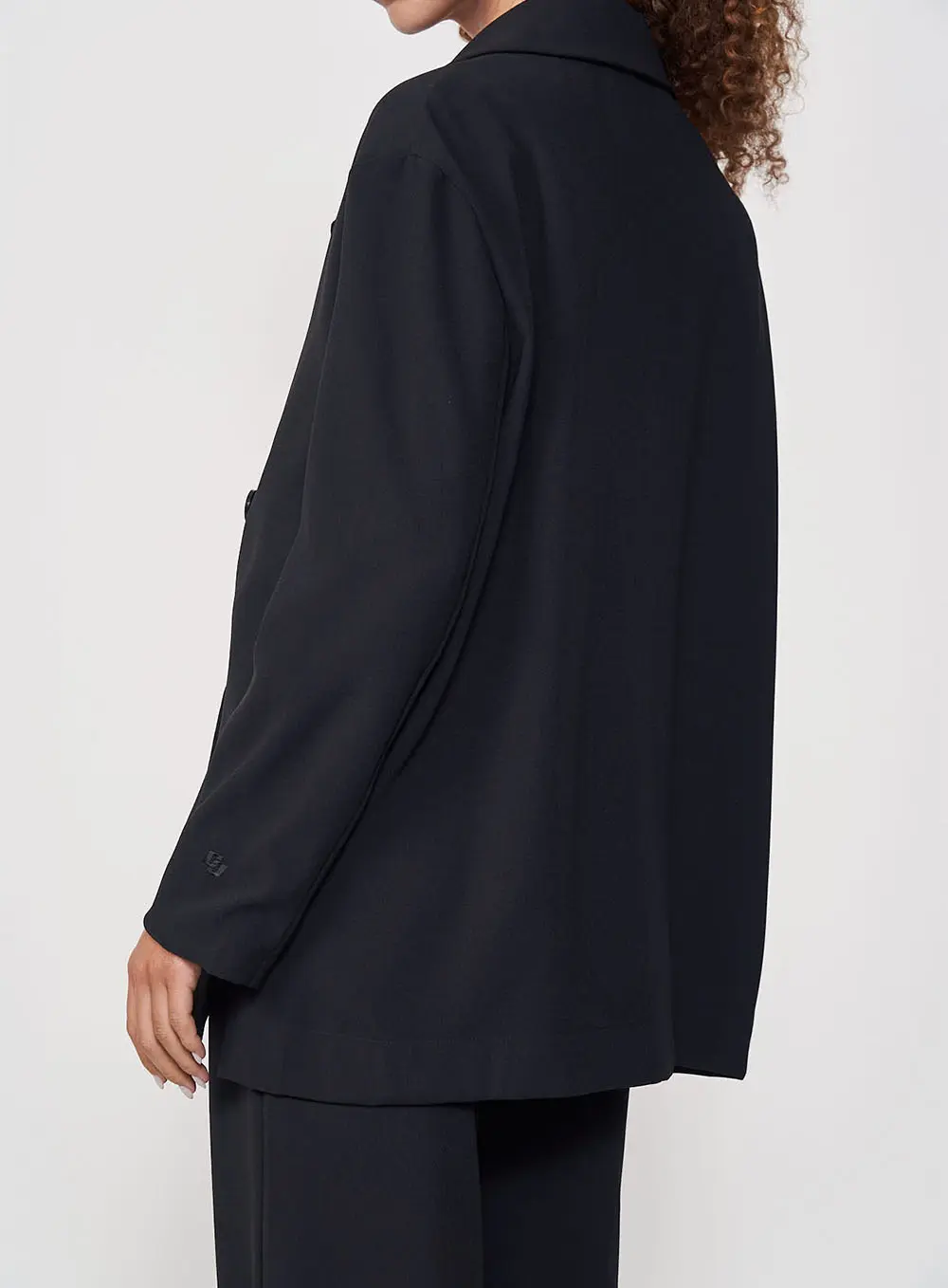 Blazer Feminino Oversized Alfaiataria Preto