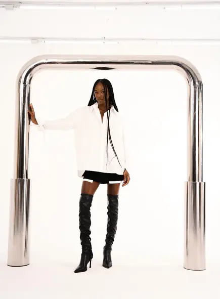 Camisa Feminina Alfaiataria Oversized