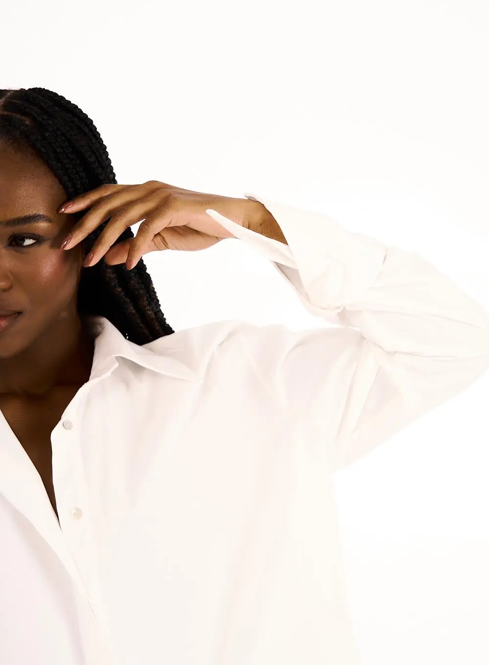 Camisa Feminina Alfaiataria Oversized Off Shell 2