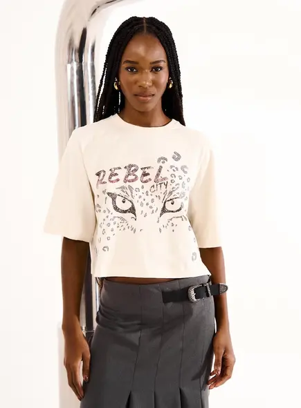 Camiseta Feminina Leopardo