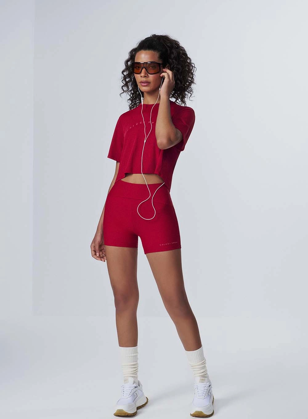 Bermuda Feminina Performance Perfect Fit Vermelho Potter
