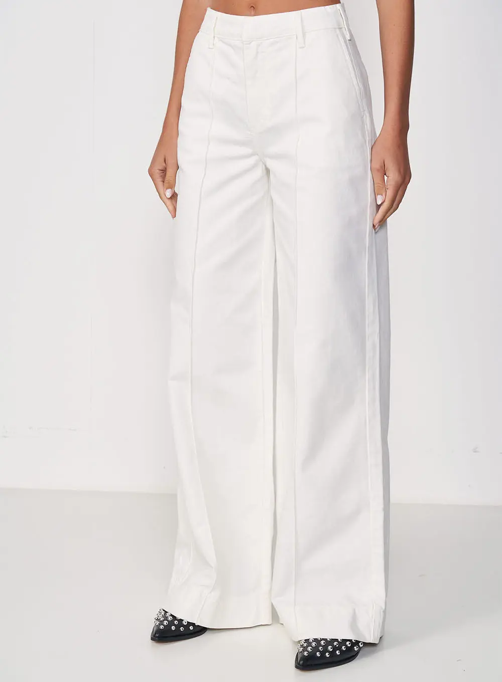 Calça Wide Leg Cotton Fresh Off Shell