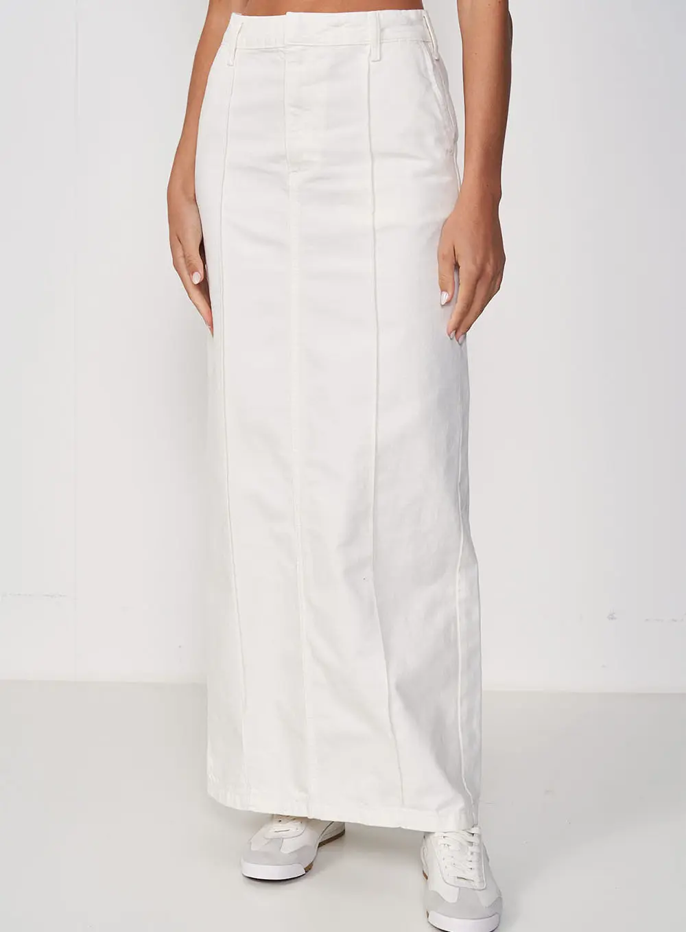 Saia Longa Pilar Branco Off Shell