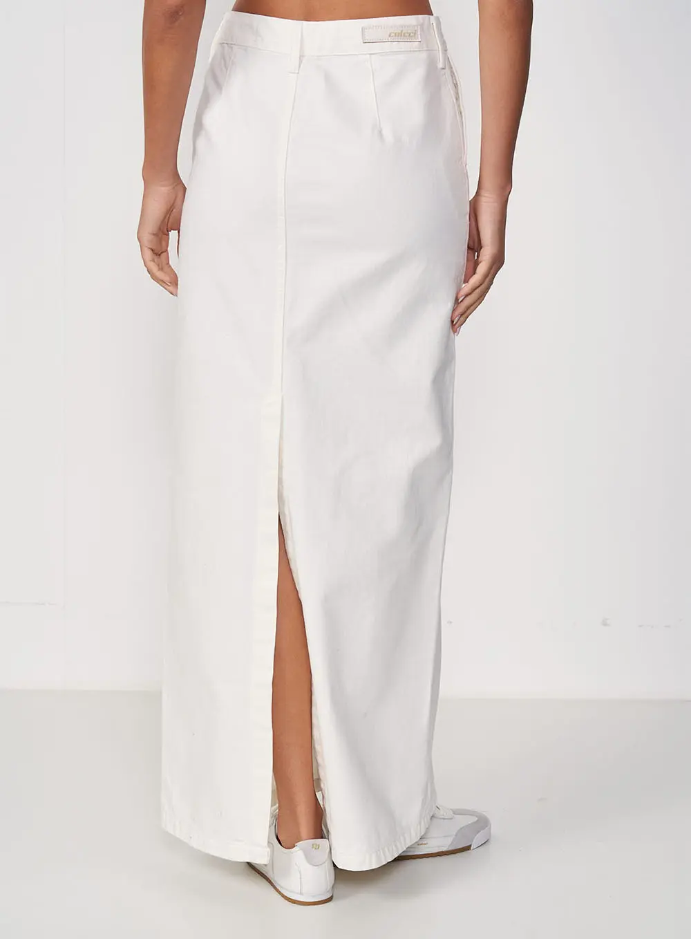 Saia Longa Pilar Branco Off Shell