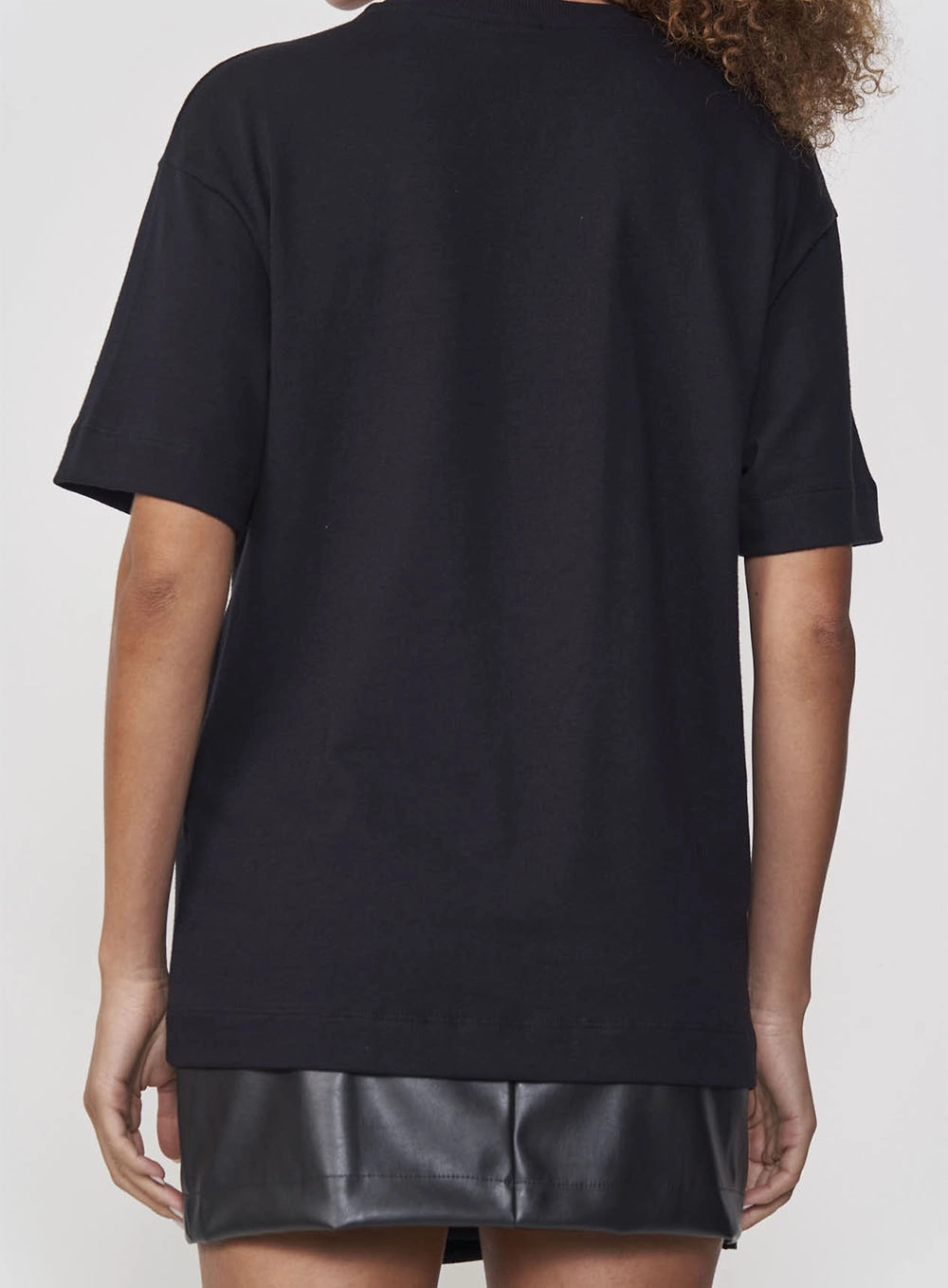 Camiseta Feminina Estampada Manga Curta Preto