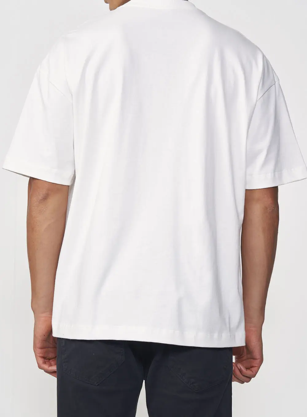 Camiseta Masculina Reta Com Listra Frontal Off Shell