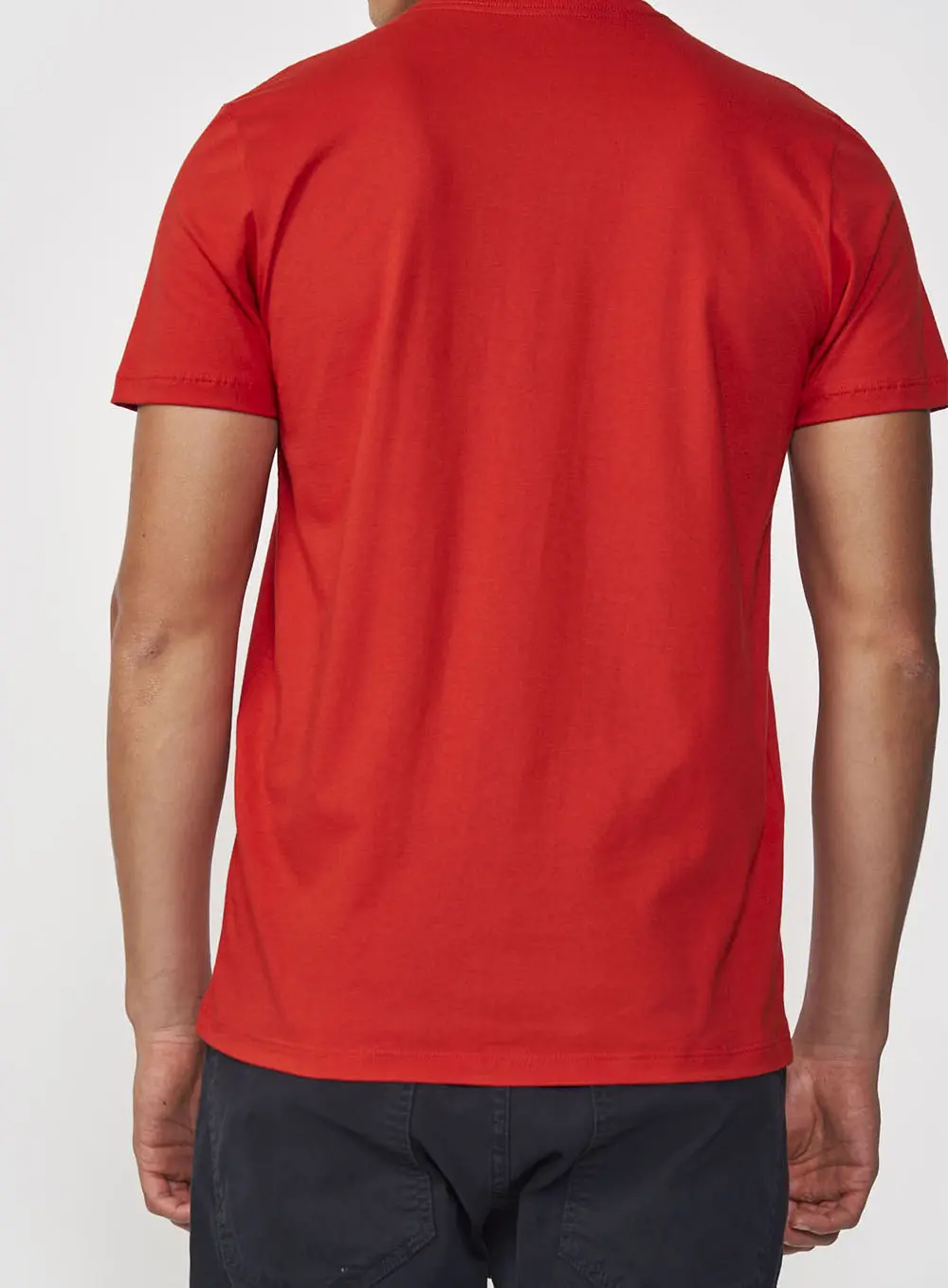 Camiseta Estampa Patch Floral Vermelho