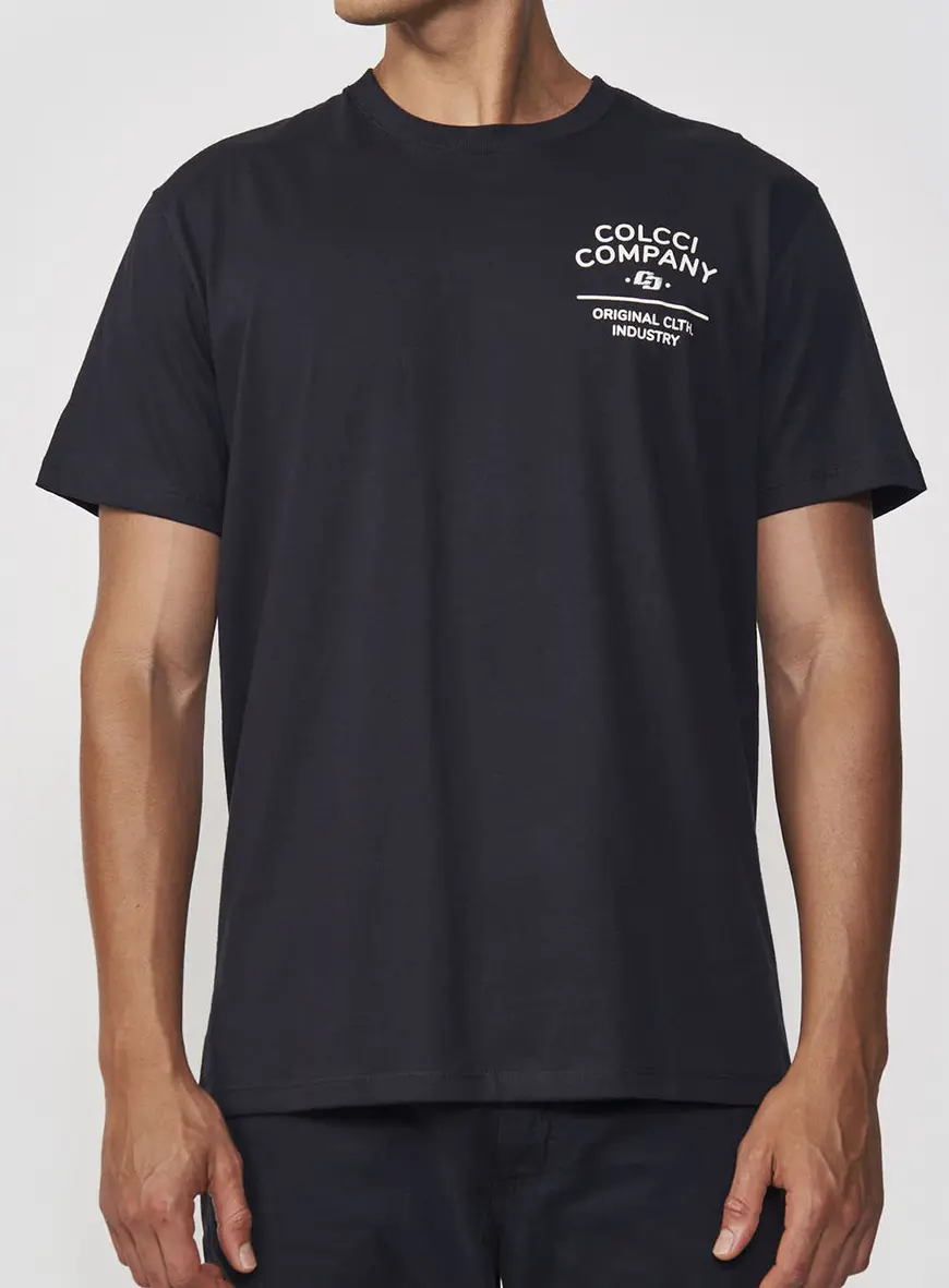 Camiseta Masculina Reta Com Estampa