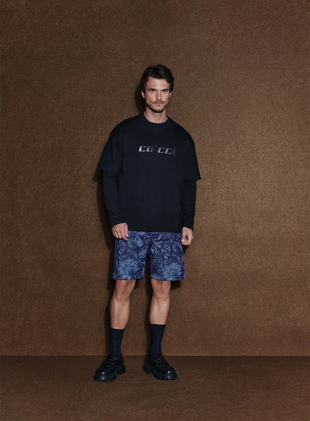 Camiseta Oversized Logo Preto